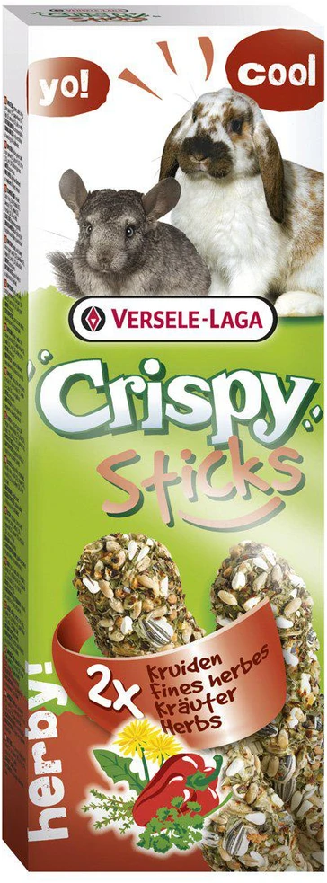Versele Laga Bfb Plus Kft Crispy sticks traškūs dekoratyvinių triušių ir šinšilų gardėsiai su žolelėmis 2 vnt