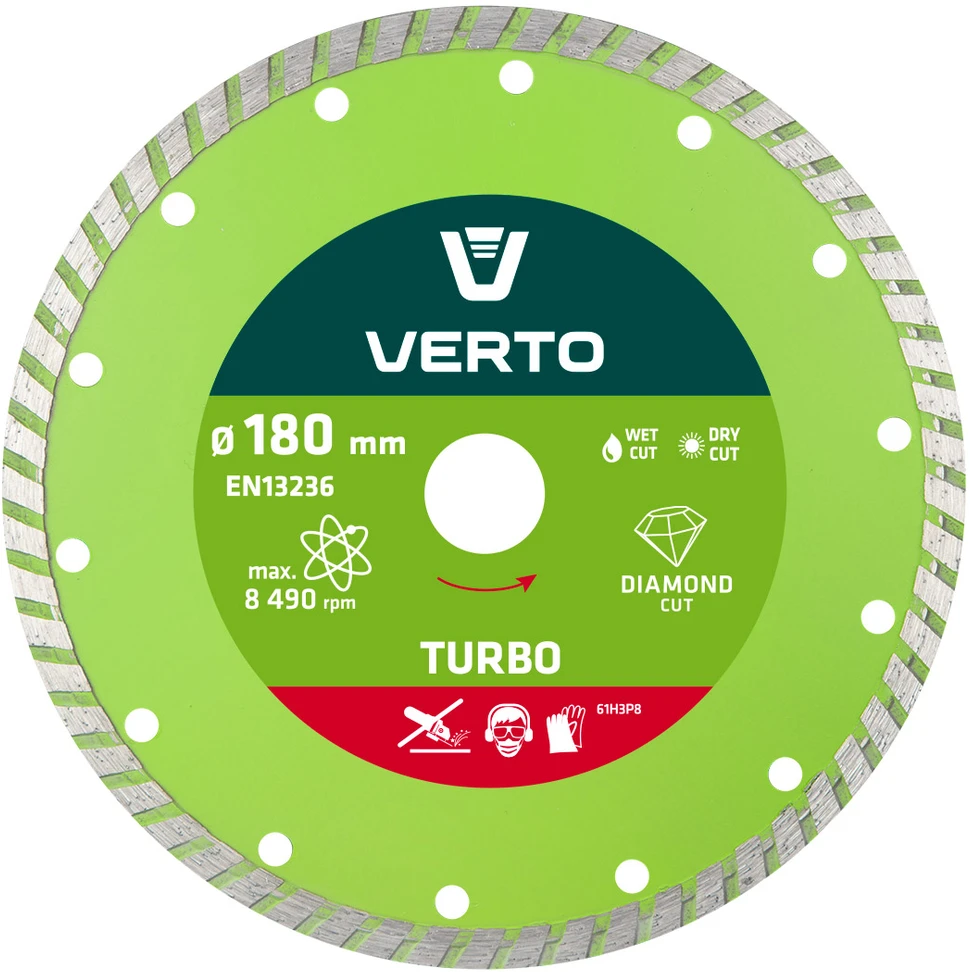 Tarcza Deimantinis diskas 180 x 22,2 mm, turbo
