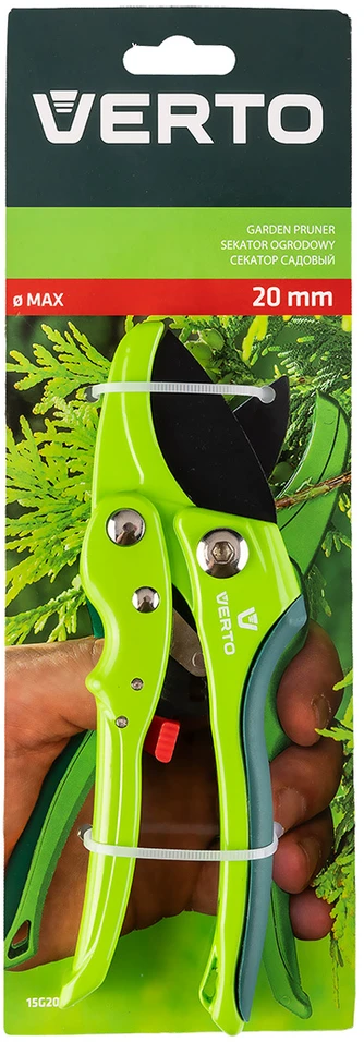 Sekator Anvil sodo genėtuvas su reketu, pjovimo skersmuo 20 mm.