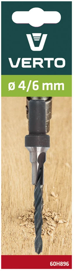 Verto Patvirtinimo grąžtas Ø 4/6 mm, ilgis 60/90 mm