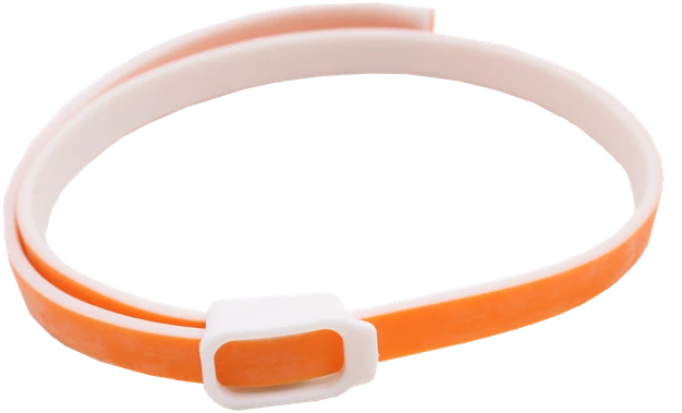 vetcare - blusų ir erkių antkaklis šuniui - oranžinis - 60 cm