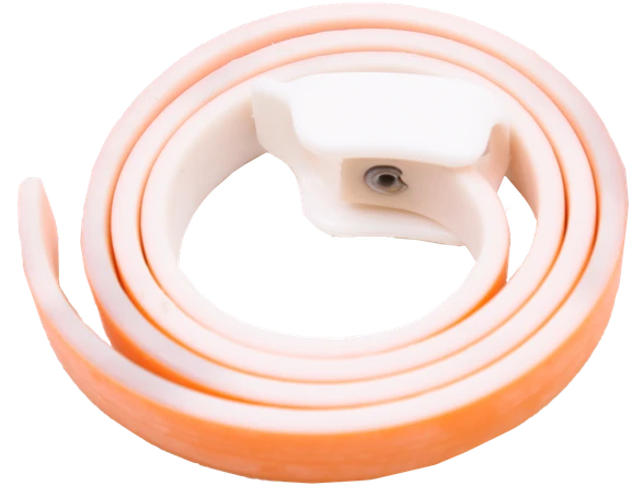 vetcare - blusų ir erkių antkaklis šuniui - oranžinis - 60 cm