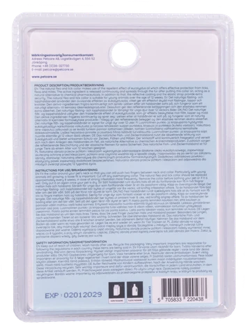 vetcare - blusų ir erkių antkaklis šuniui - citrinų spalvos - 60 cm