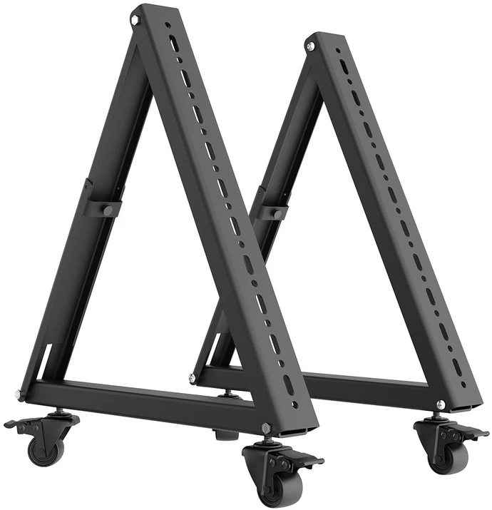 Laikiklis Vežimėlis „Maclean“ televizoriaus vežimėlis/stovas, 37–80 colių, maks. VESA 800x400, maks. 75 kg, mobilus, su ratukų užraktu, MC-183