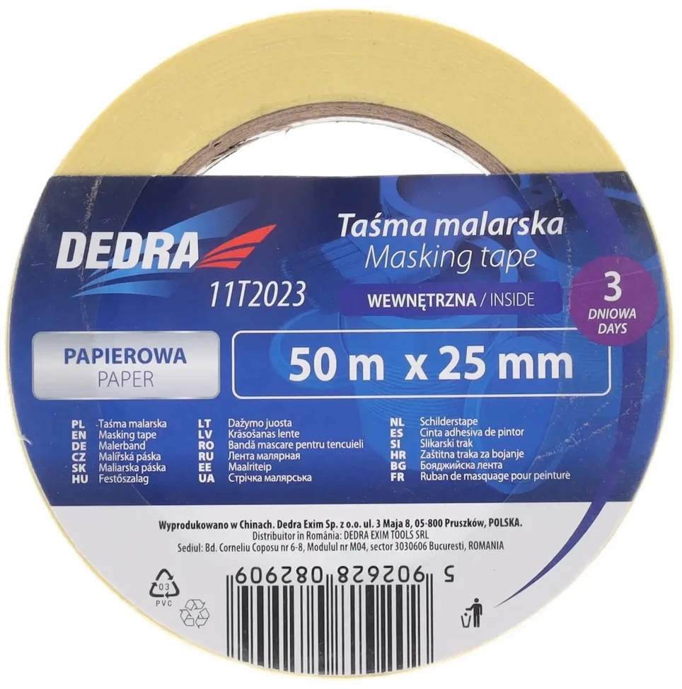 Taśma Vidaus maskavimo juosta 25 mm x 50 m