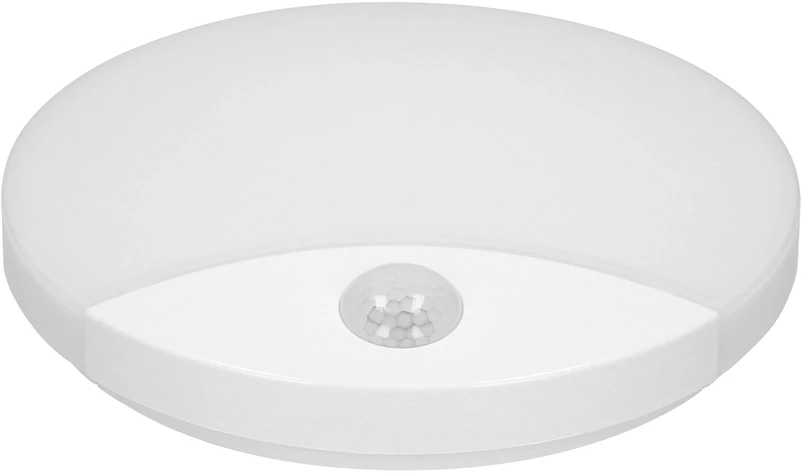 VIRAZON LED 15W, lubinis šviestuvas su judesio jutikliu, 1050lm, IP44, 4000K, pieniškas polikarbonatas, baltas