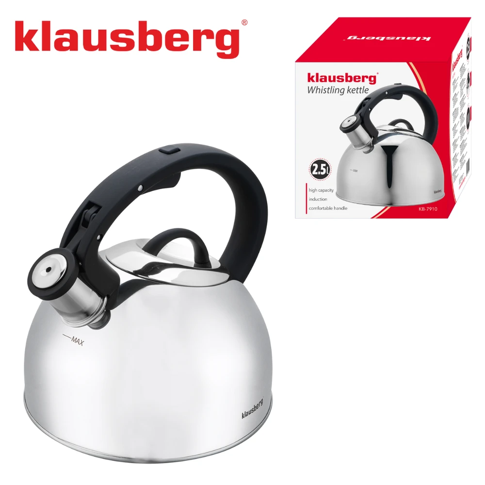 Virdulys, Tradicinis virdulys 2,5 l sidabrinis Klausberg