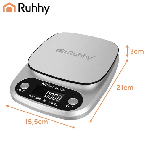 Virtuvinės svarstyklės Ruhhy 5kg Kitchen Scale