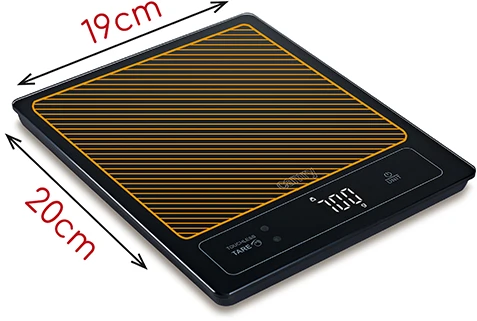 Virtuvinės svarstyklės Camry | Virtuvės svarstyklės | CR 3175 | Didžiausias svoris (talpa) 15 kg | Graduacija 1 g | Ekrano tipo LED | Juodas