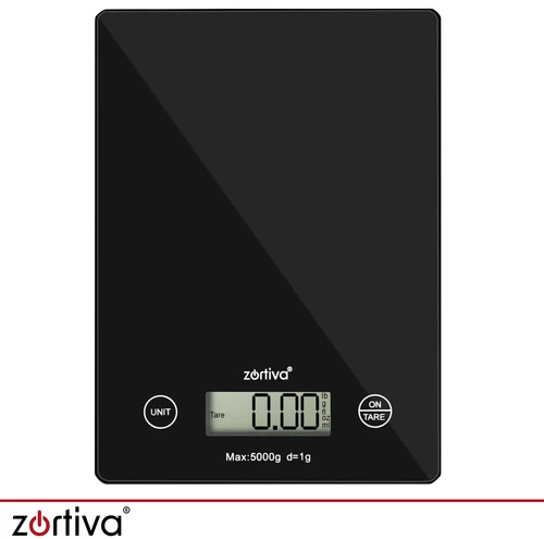Plokščios virtuvinės svarstyklės 5000 g/1 g Zortiva