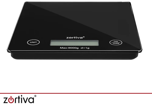 Plokščios virtuvinės svarstyklės 5000 g/1 g Zortiva