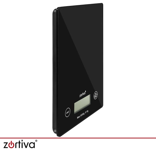 Plokščios virtuvinės svarstyklės 5000 g/1 g Zortiva
