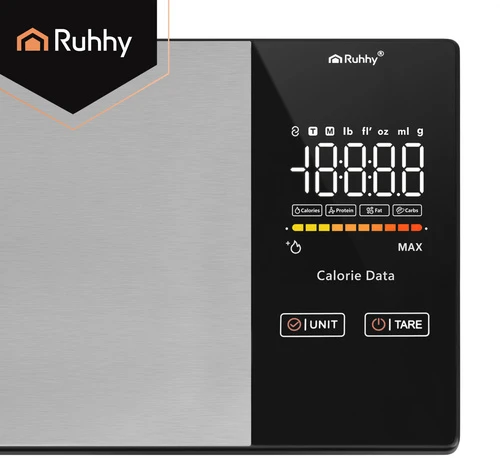 „Ruhhy 24632“ virtuvinės svarstyklės su „Bluetooth“