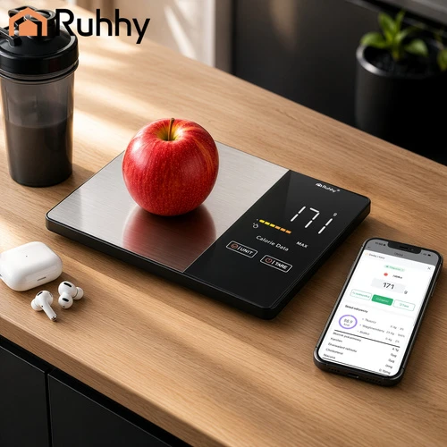 „Ruhhy 24632“ virtuvinės svarstyklės su „Bluetooth“