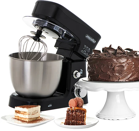 Virtuvinis kombainas Adler Mesko | MS 4217 | 1200 W | Greičių skaičius 6 | Bowl capacity 3.5 L | Nerūdijantis plienas/Juodas