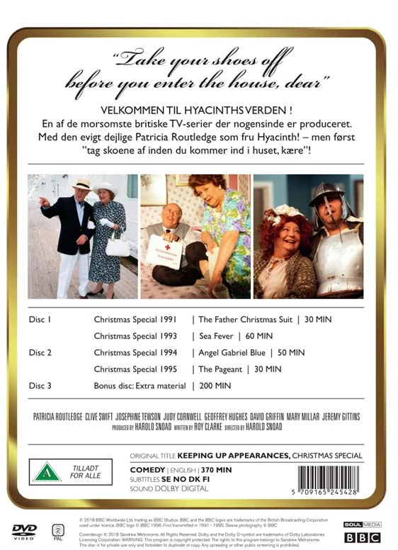 Viskas bus gerai – „Keeping Up Appearances“ KALĖDINIS LEIDIMAS (3 DVD rinkinys)
