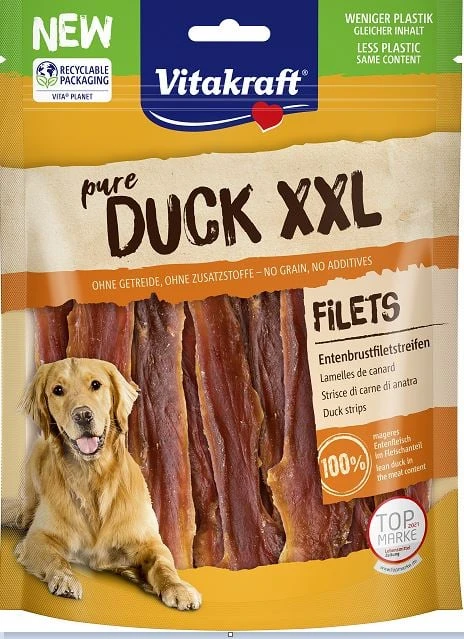 VITAKRAFT Duck fillets XXL - dog treat - 250g