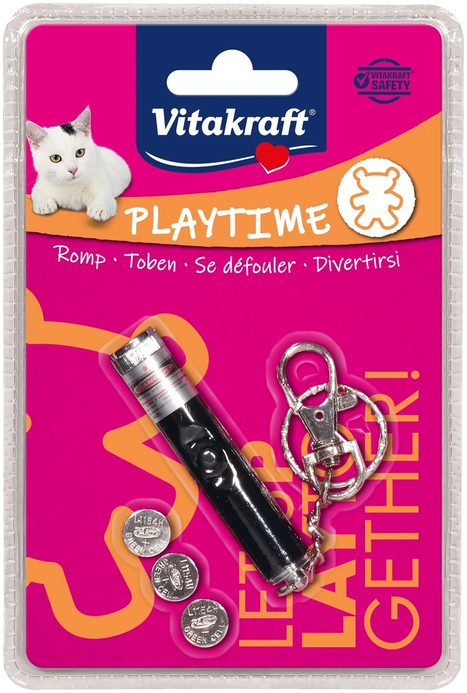 Vitakraft - Lazerinis žaislas katėms „Pagauk šviesą“ - (13368)