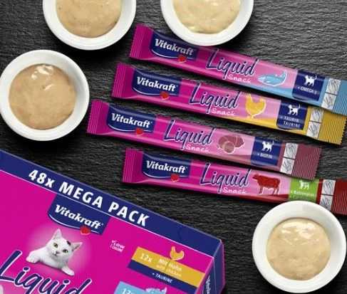 „Vitakraft“ - „Liquid Snack Big Pack“ 48 x 15 gr