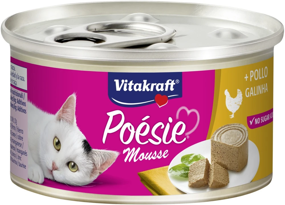Vitakraft - Poesie Mousse, Vištiena - 85gr