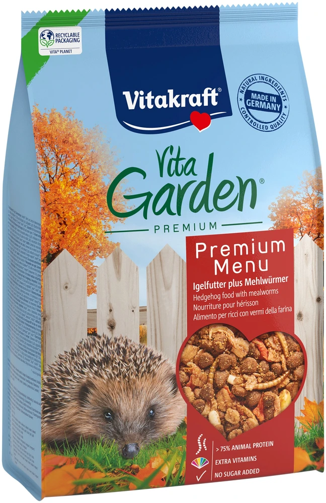 Vitakraft Chovex Sro VITAKRAFT Hedgehog Premium Menu Food Pašaras ežiams 600 g