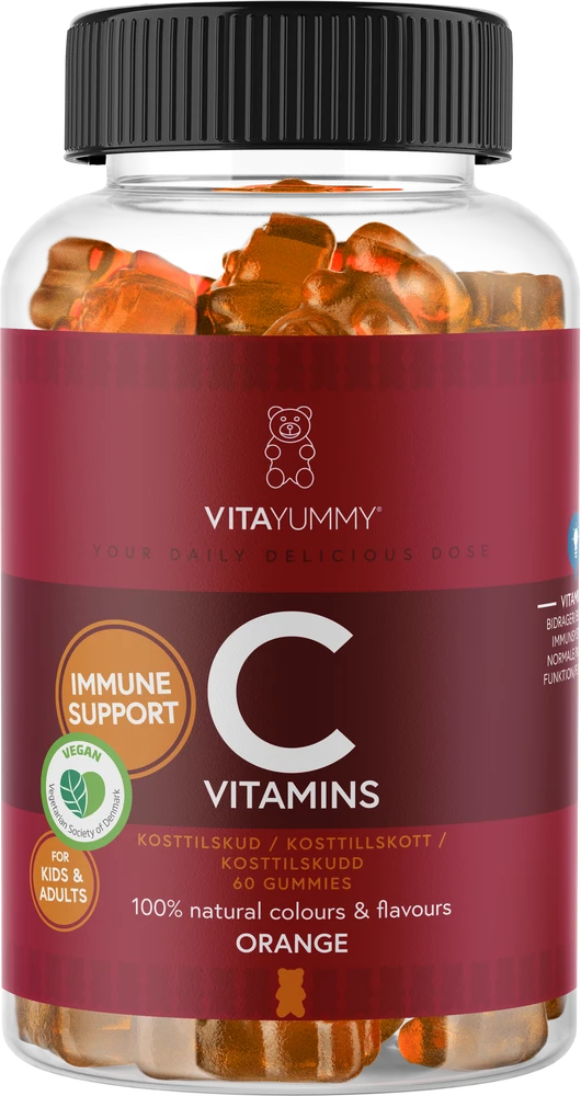 VitaYummy - Vitaminas C (oranžinė) - 60 vnt.