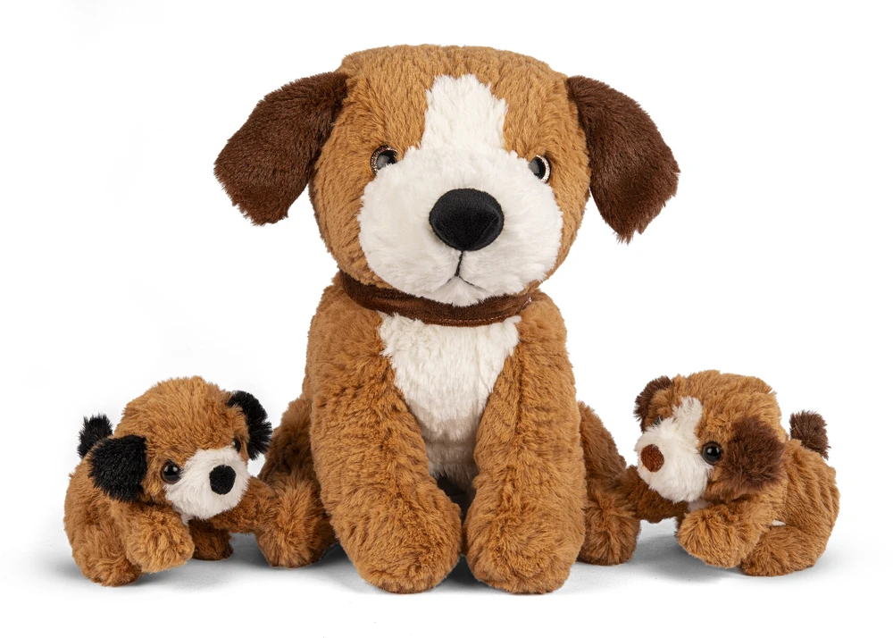 Vn Toys Kiddy - pliušinis šuo su šuniukais (61866)