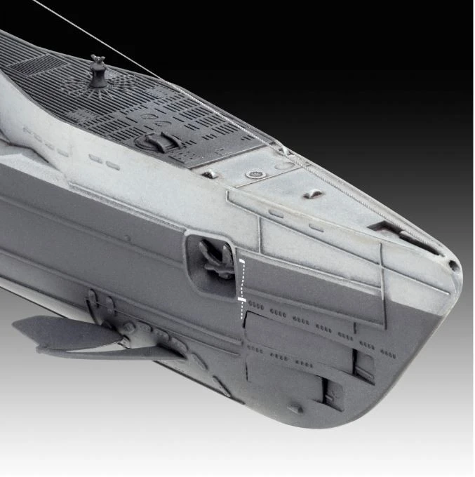 Revell – Vokietijos povandeninis laivas Type IX C/40 (U190), 1/144, 05167