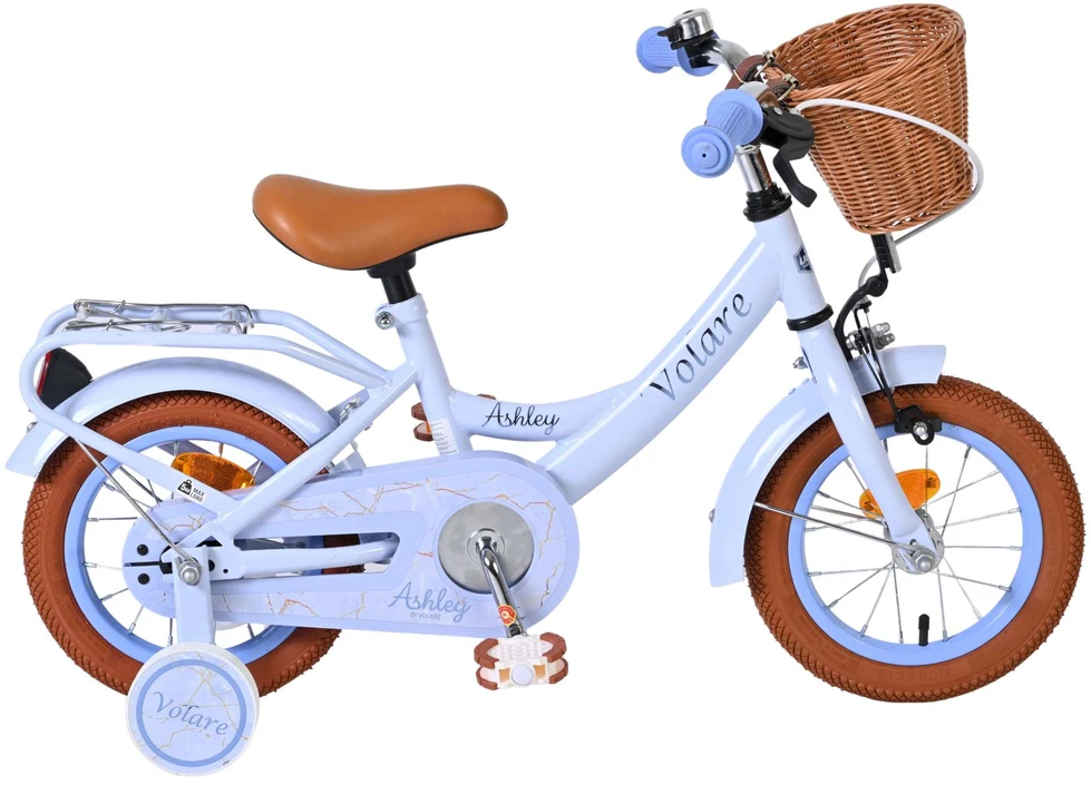 „Volare“ – vaikiškas dviratis 12 colių – pastelinės Ashley mėlynos spalvos (51237)