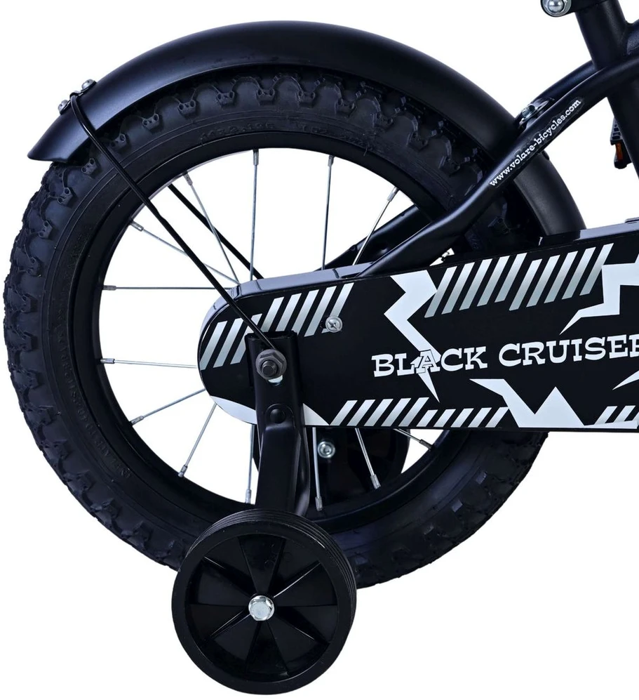 Volare - Vaikiškas dviratis 14'' - Juodas Cruiser (41401)