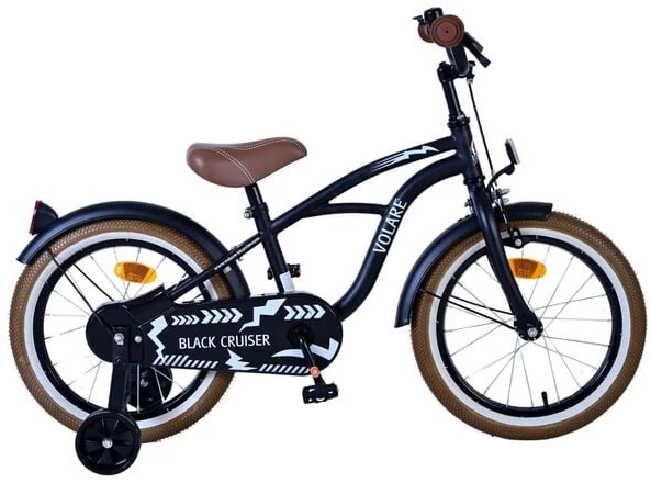 Volare - Vaikiškas dviratis 16" - Cruiser juodas (51646)