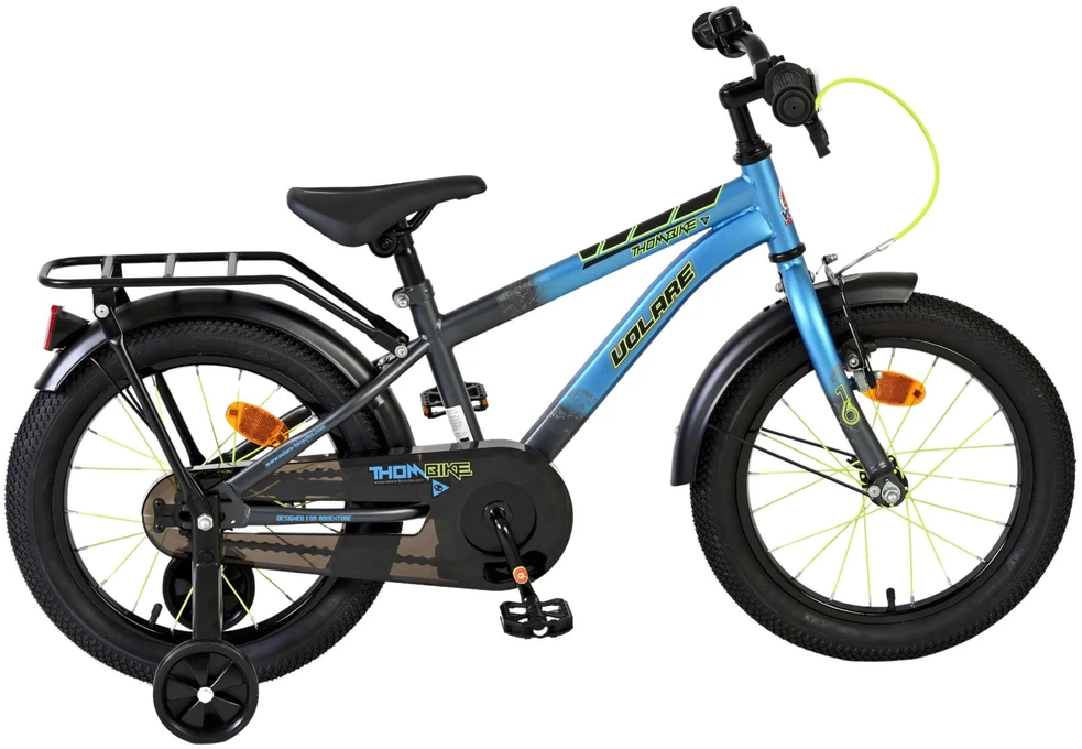 Volare - Vaikiškas dviratis 16" - Thombike mėlynas/pilkas (61658)
