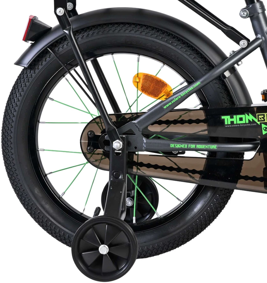 Volare - Vaikiškas dviratis 16" - Thombike žalias/pilkas (61659)