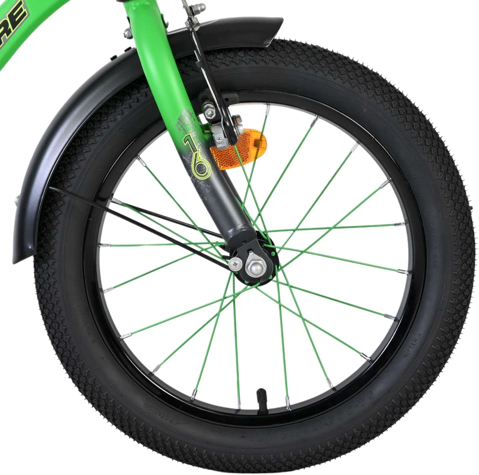 Volare - Vaikiškas dviratis 16" - Thombike žalias/pilkas (61659)