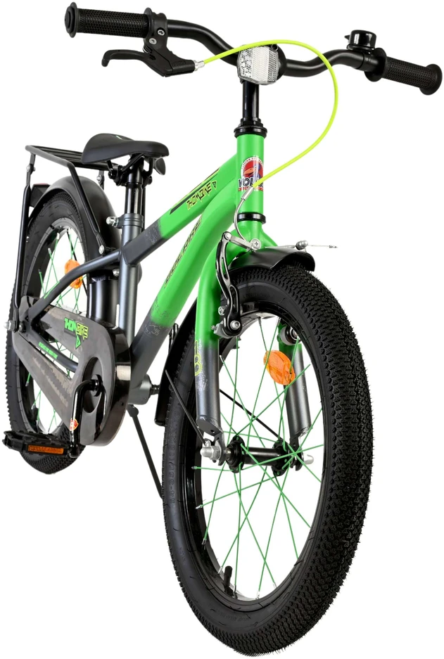 Volare - Vaikiškas dviratis 18" - Thombike žaliai pilkas (61859)