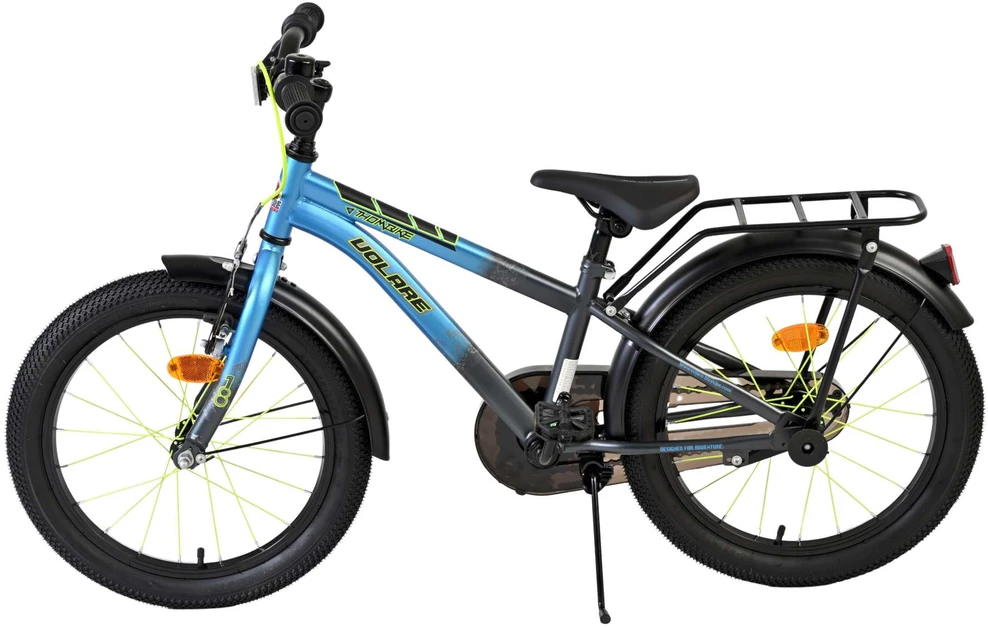 Volare - Vaikiškas dviratis 18" - Thombike mėlynai pilkas (61858)