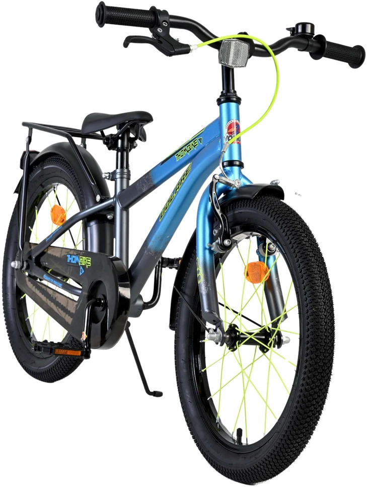 Volare - Vaikiškas dviratis 18" - Thombike mėlynai pilkas (61858)
