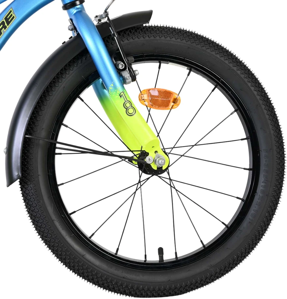 Volare - Vaikiškas dviratis 18" - Thombike mėlynas geltonas (61857)