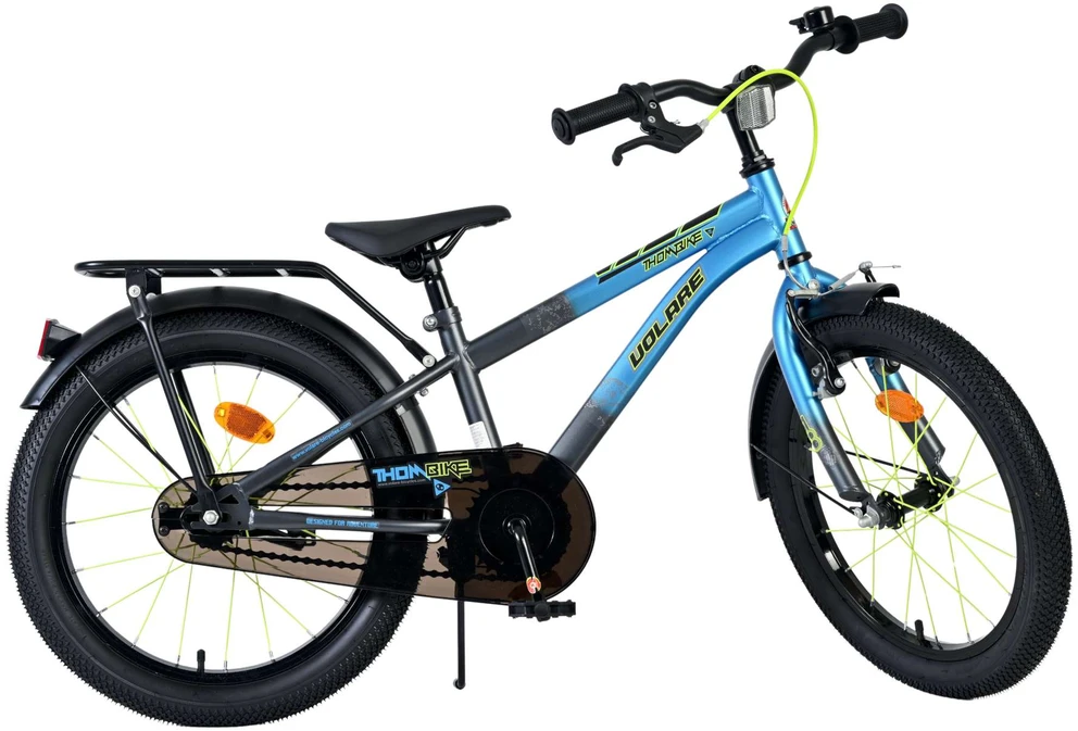 Volare - Vaikiškas dviratis 18" - Thombike mėlynai pilkas (61858)