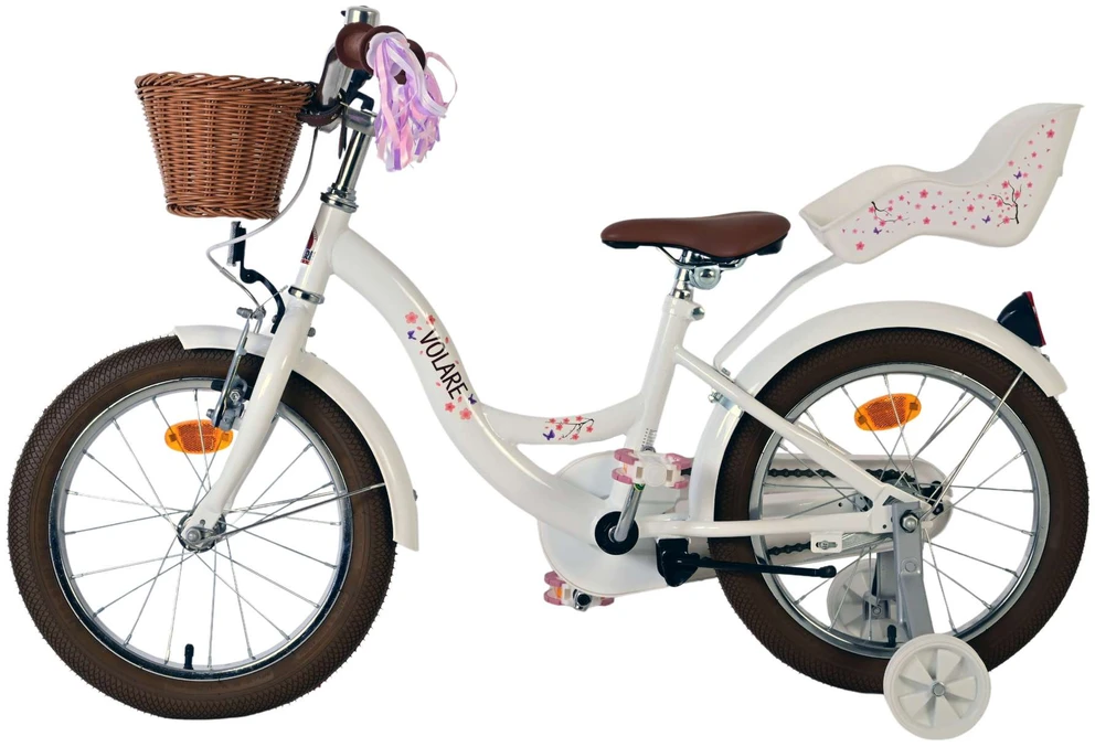 Volare - Vaikiškas dviratis Blossom 16" CB baltas (51653)