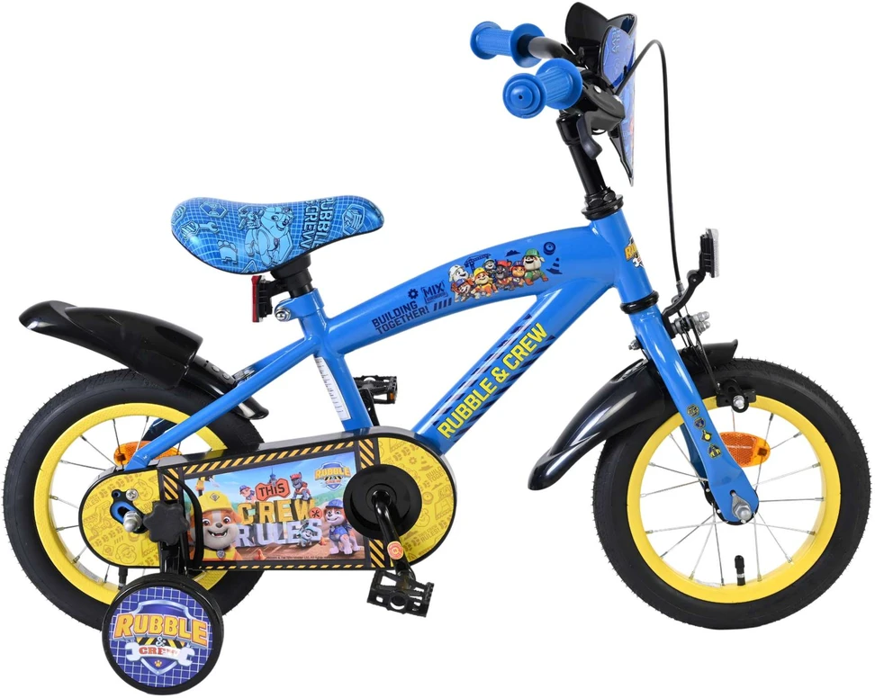 Volarepaw Patrol „Volare“ – vaikiškas dviratis 12 colių – „Rubble Crew“ (41204)