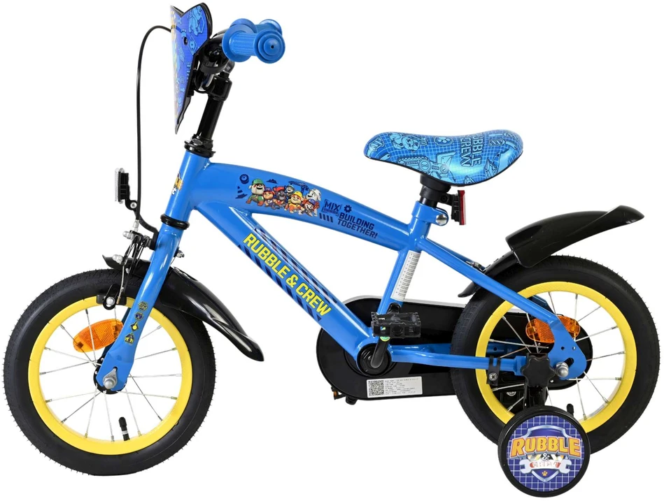 Volarepaw Patrol „Volare“ – vaikiškas dviratis 12 colių – „Rubble Crew“ (41204)