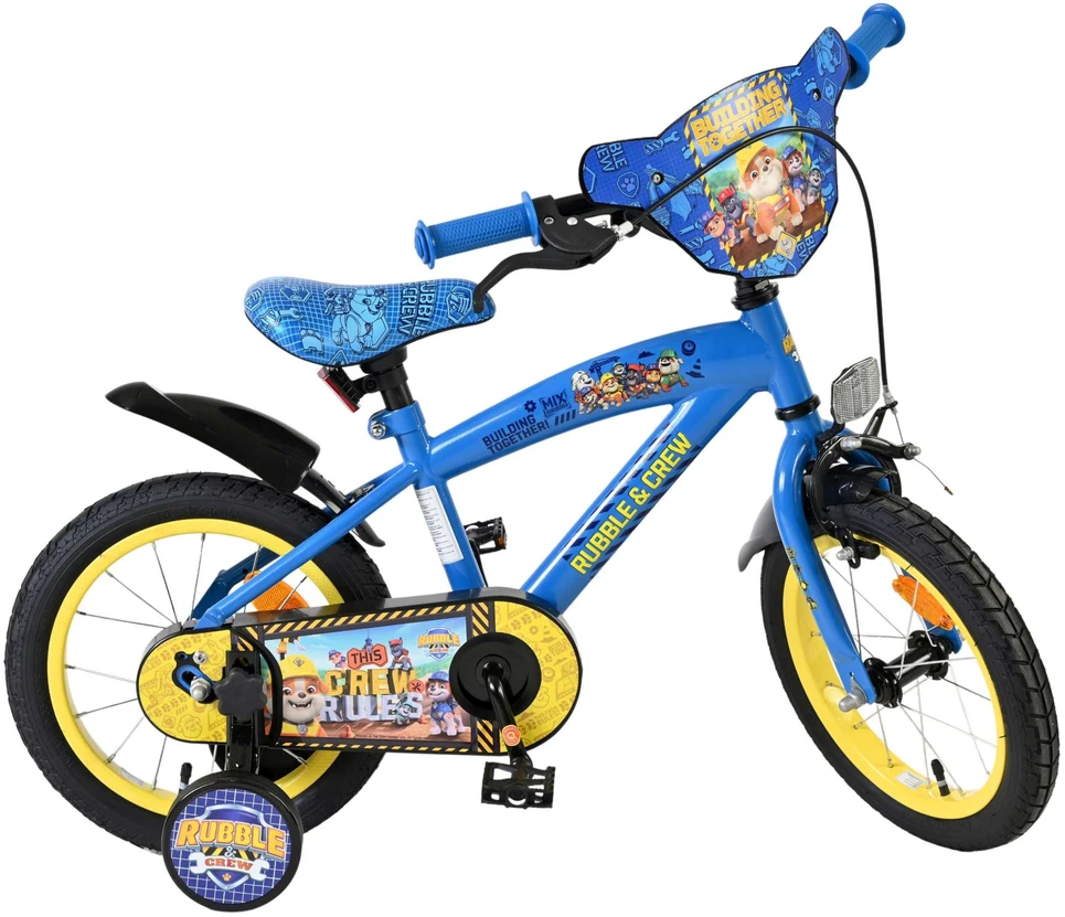 Volarepaw Patrol „Volare“ – vaikiškas dviratis 14 colių – „Rubble Crew“ (41404)
