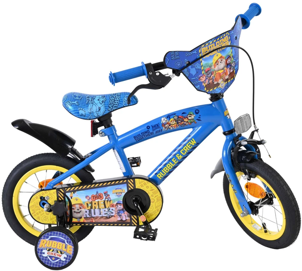 Volarepaw Patrol „Volare“ – vaikiškas dviratis 12 colių – „Rubble Crew“ (41204)