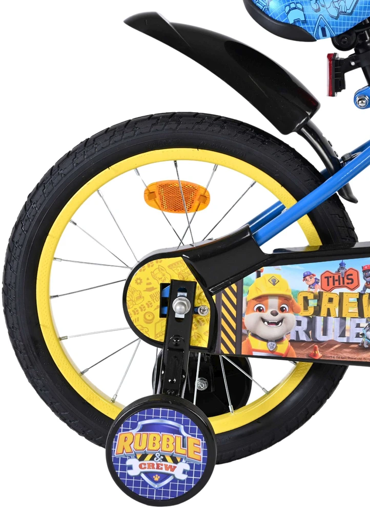 Volarepaw Patrol „Volare“ – vaikiškas dviratis 16 colių – „Rubble Crew“ (41604)