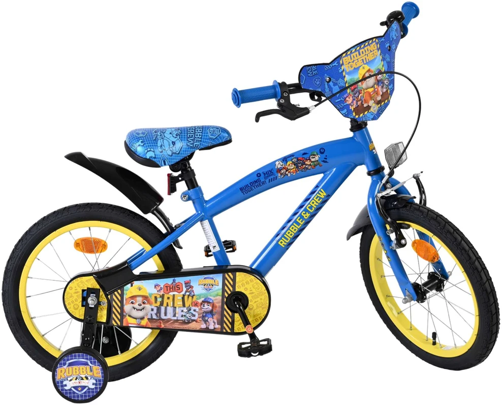 Volarepaw Patrol „Volare“ – vaikiškas dviratis 16 colių – „Rubble Crew“ (41604)