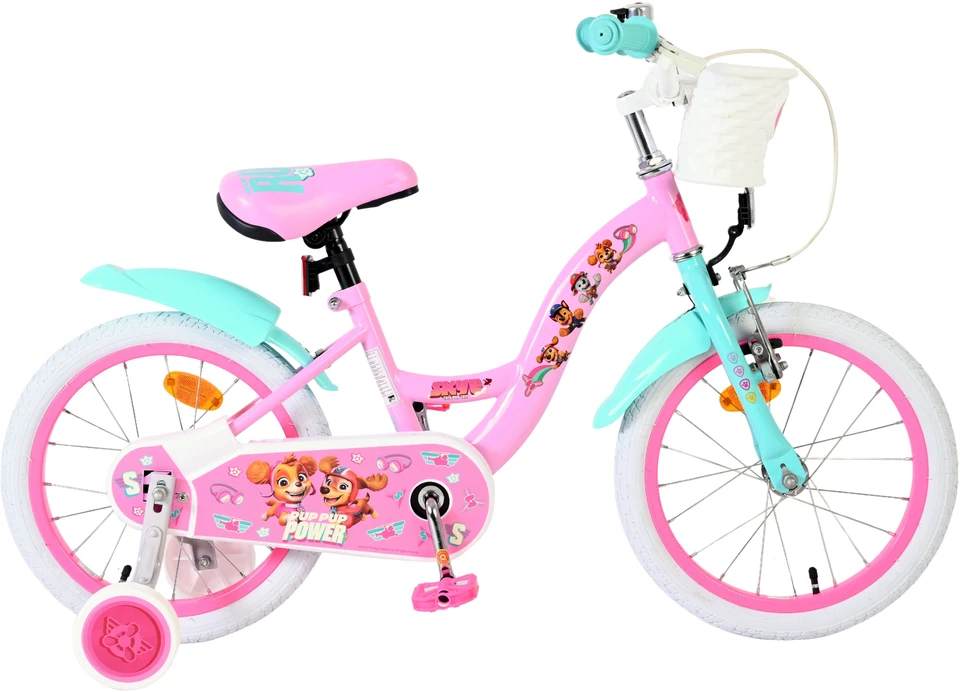 Volarepaw Patrol Volare - Vaikiškas dviratis 16" - Paw Patrol mergaitėms (20614-CB16)