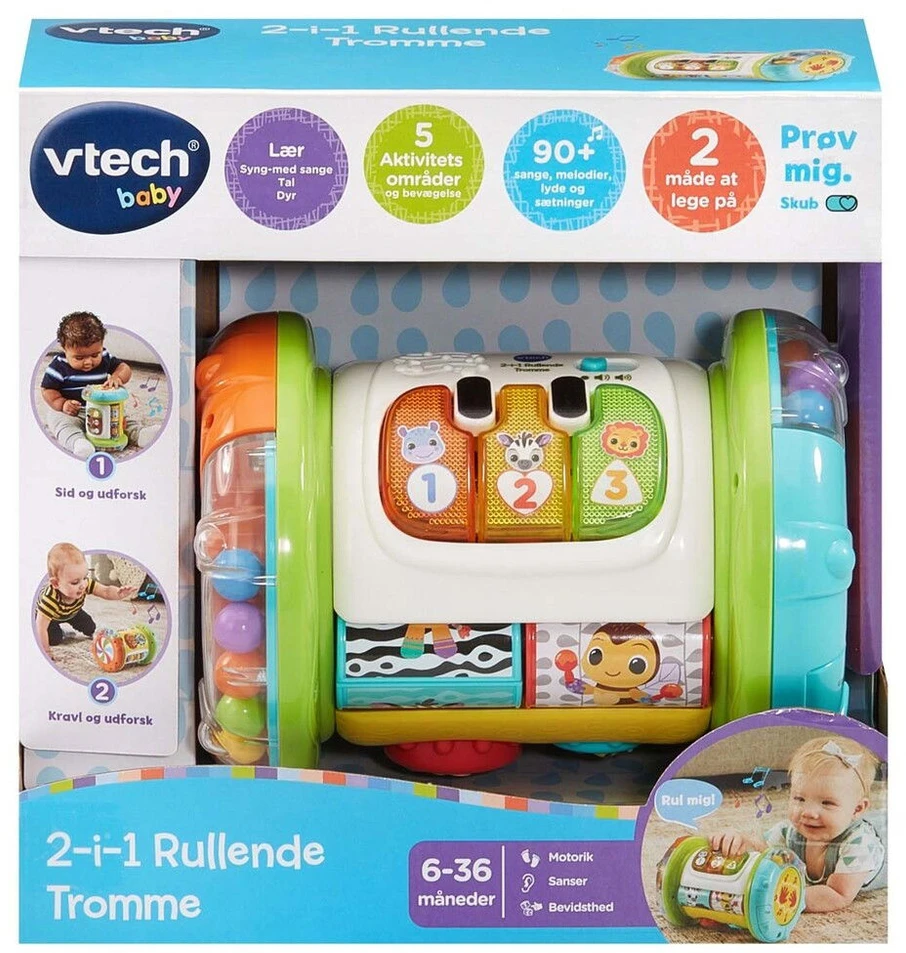 Vtech - 2 viename riedantis Explorer būgnas DK (950-562632)