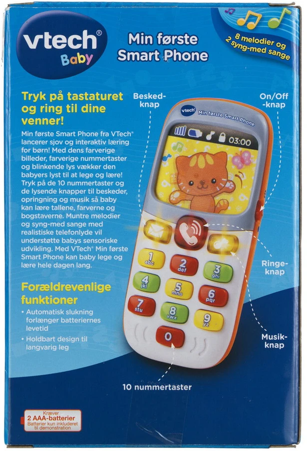 Vtech - Baby My First Smart Phone (Danų k.) (950-138132)