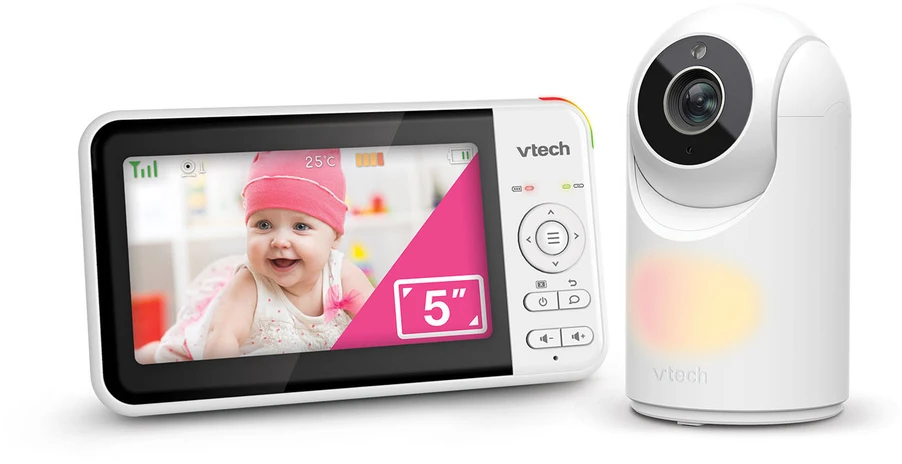 „VTech“ – kūdikių monitorius vaizdo įrašams VM5367 – 5 colių LCD spalvotas ekranas